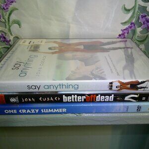 John Cusack Movie Collection DVDs One Crazy Summer Better Off Dead Say Anything